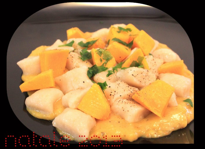 gnocchi vegan con zucca al forno