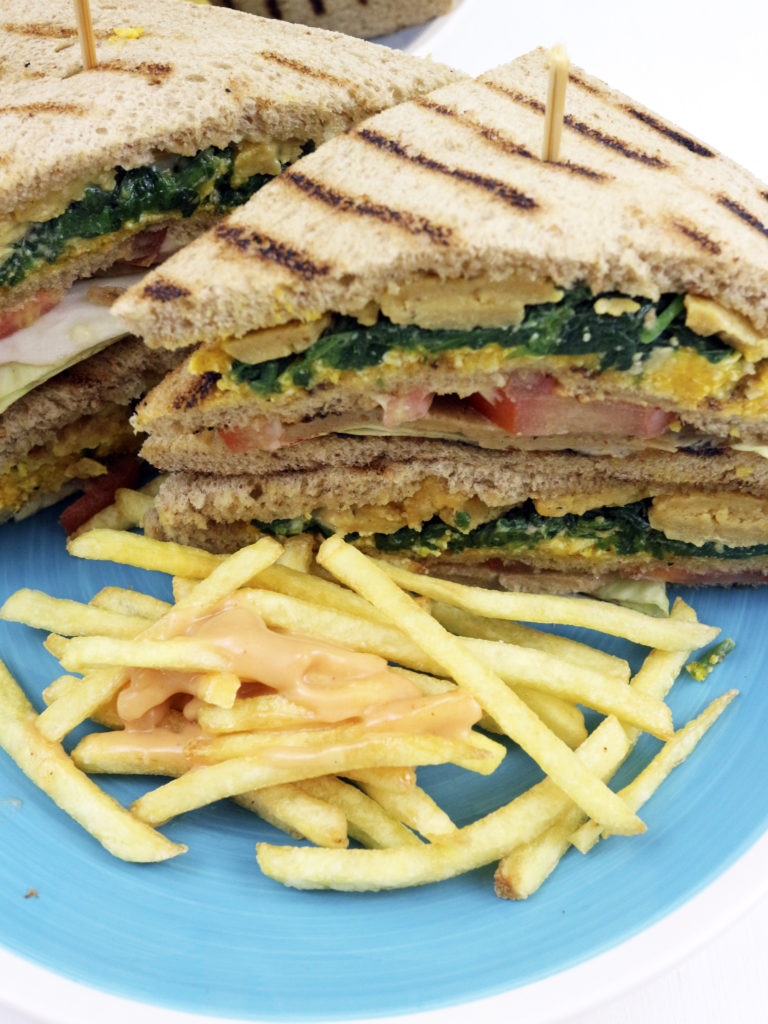 club sandwich vegan ricetta