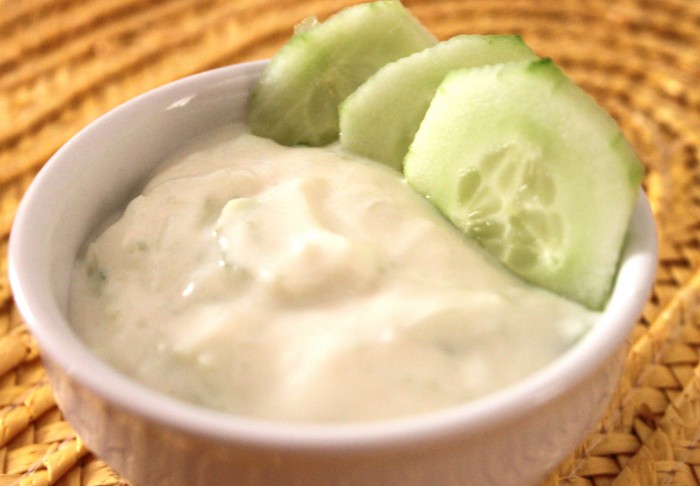 salsa di yogurt al cetriolo
