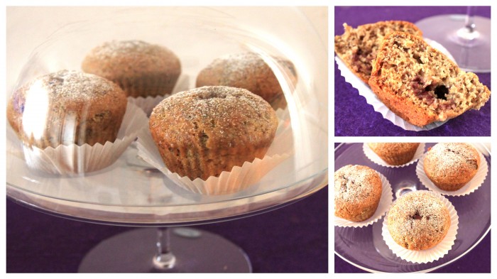 muffin vegani alla banana amore di lampone