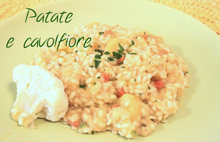 RISOTTO ALLE PATATE E CAVOLFIORE