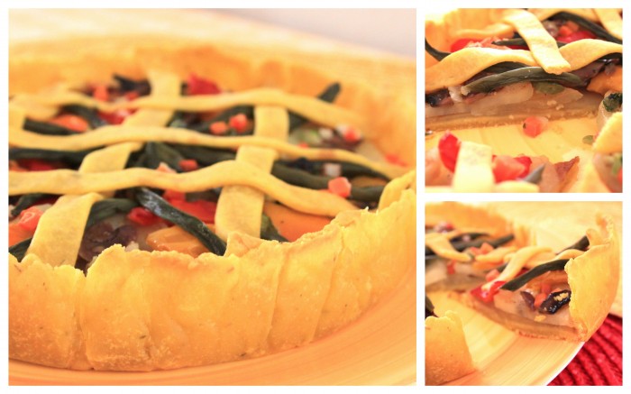 crostata salata vegan