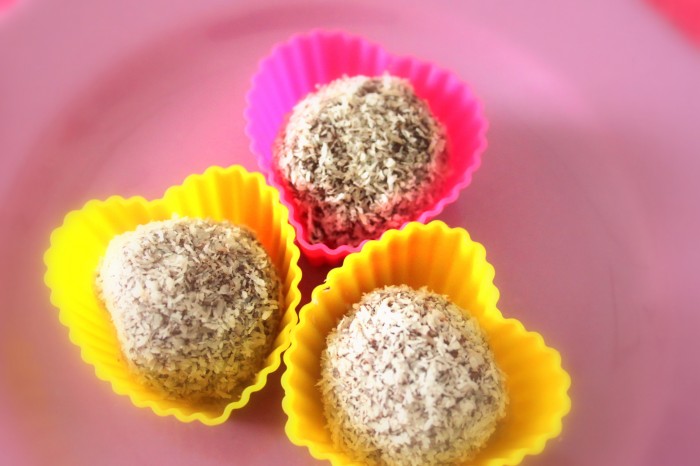 palline al cocco vegan