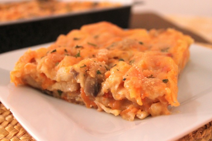 LASAGNE DI ZUCCA VEGAN 