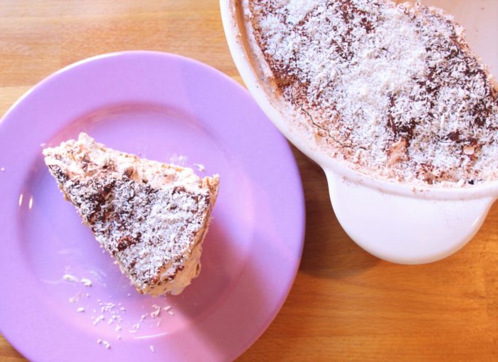 Ricetta tiramisù vegan al cocco e cioccolato