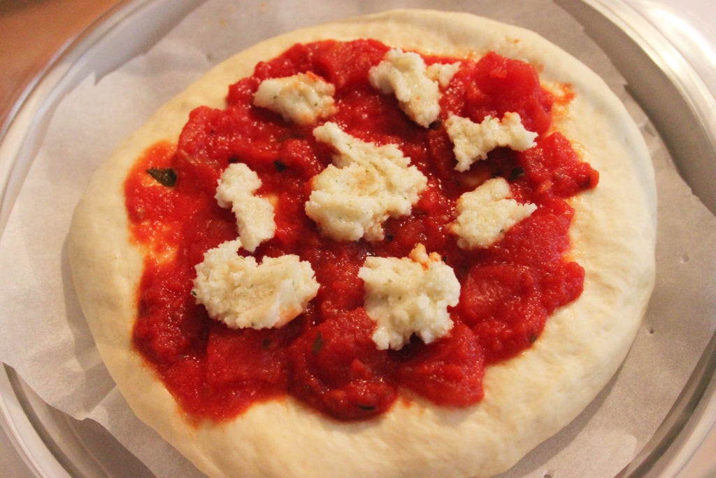 pizza al vapore vegan ricetta