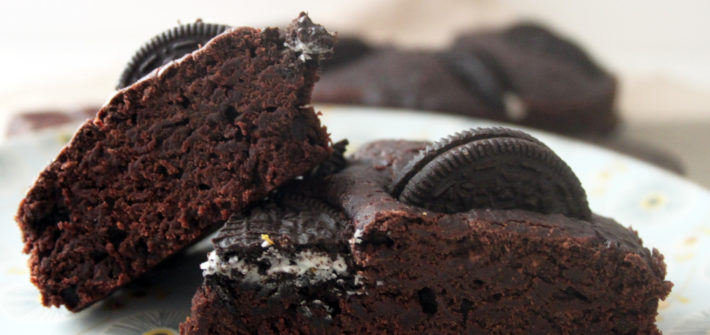 vegan oreo brownies ricetta