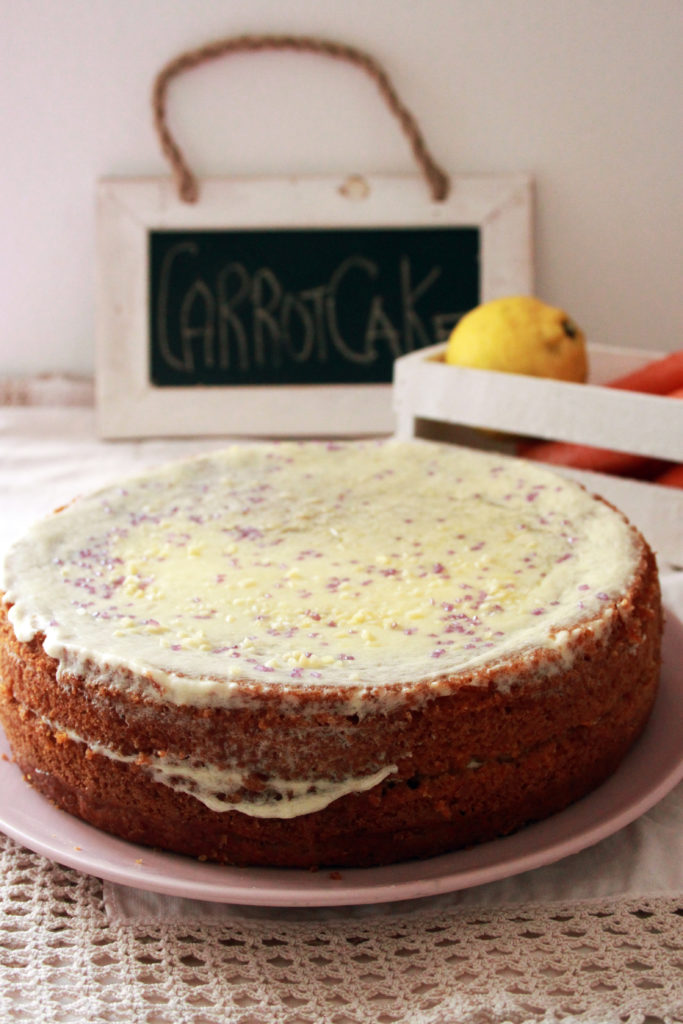 vegan carrot cake ricetta