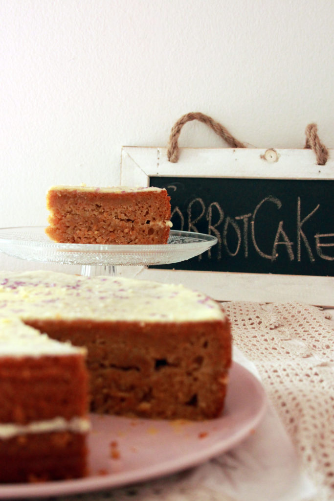 vegan carrot cake ricetta