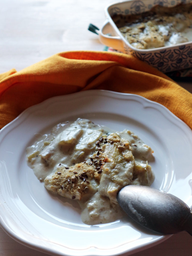 cardi al forno vegan