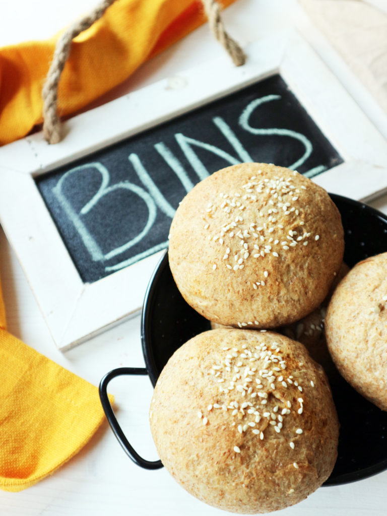 panini per hamburger vegan fatti in casa