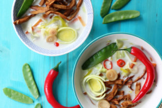 zuppa al latte di cocco vegan
