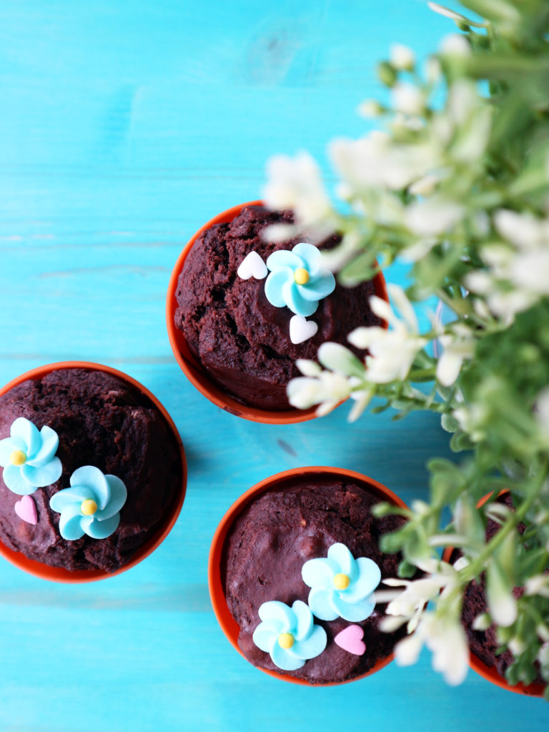 muffin vegan al cioccolato fondente