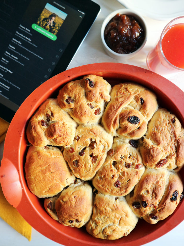 pane dolce all'uvetta vegan