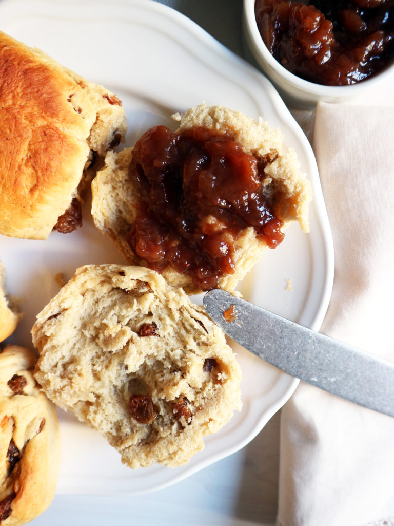 pane dolce all'uvetta vegan