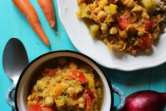 curry vegan di ceci e verdure