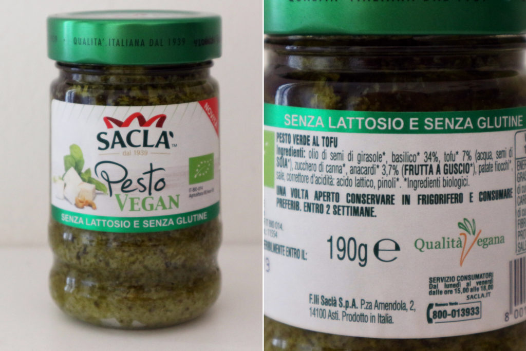 pesto vegano saclà