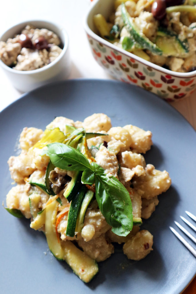 gnocchi vegan con sugo di tofu