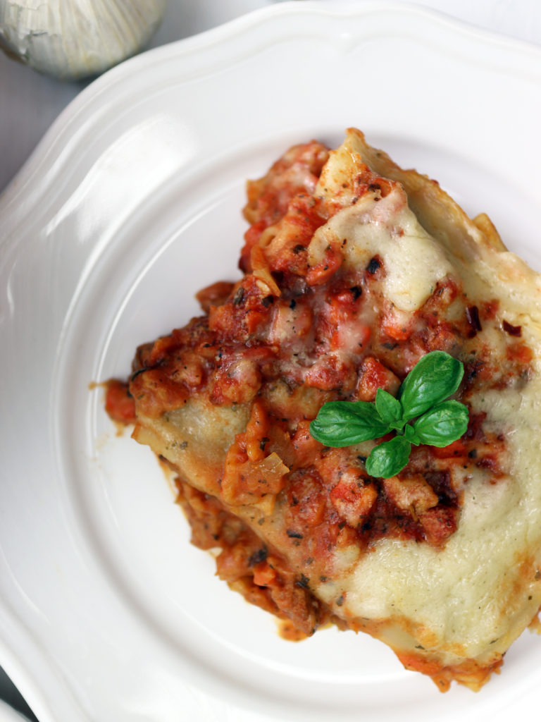 lasagne con ragù vegetale