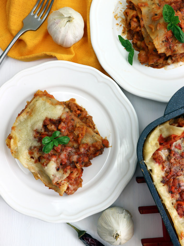 lasagne al ragù vegetale