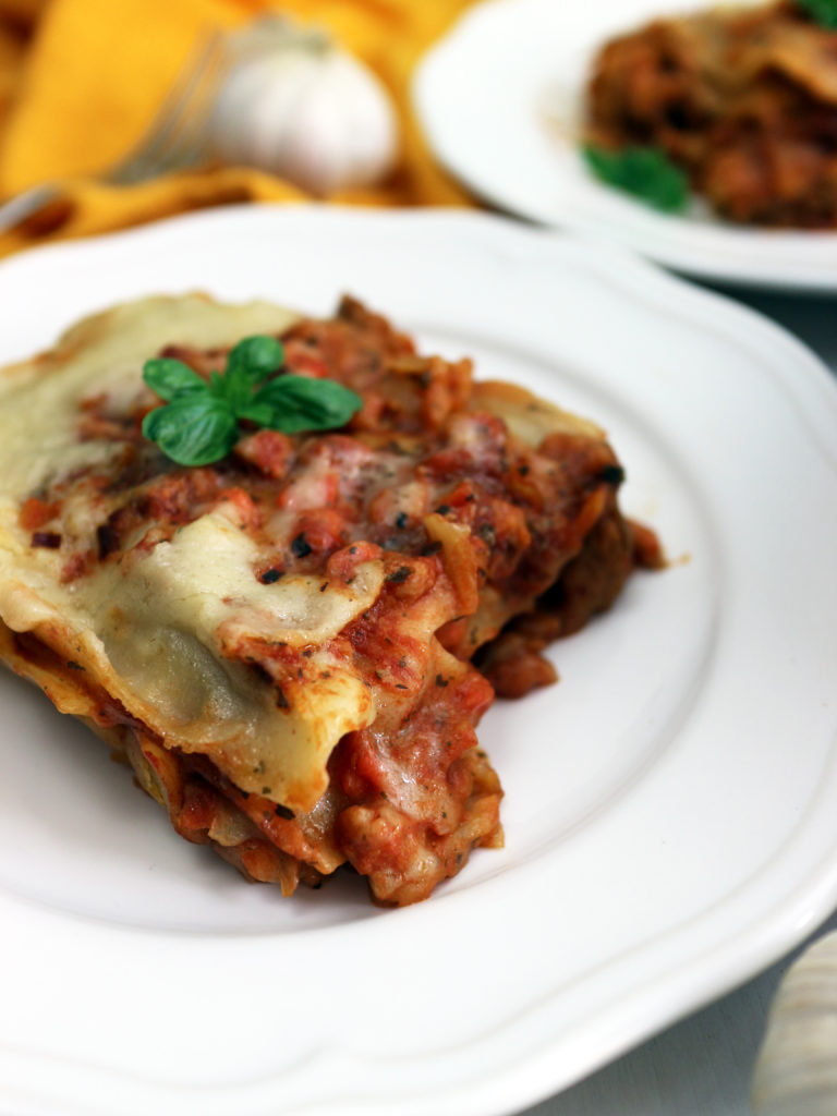 lasagne al ragù vegetale