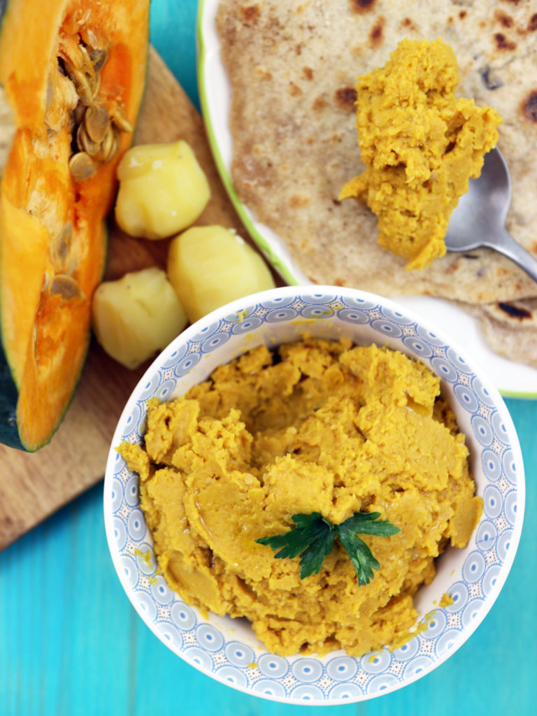 hummus di zucca e ceci 
