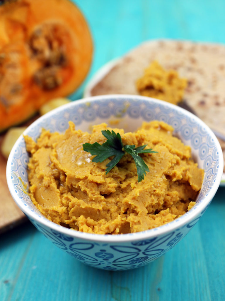 hummus di ceci e zucca