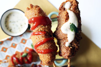 corn dogs vegan ricetta