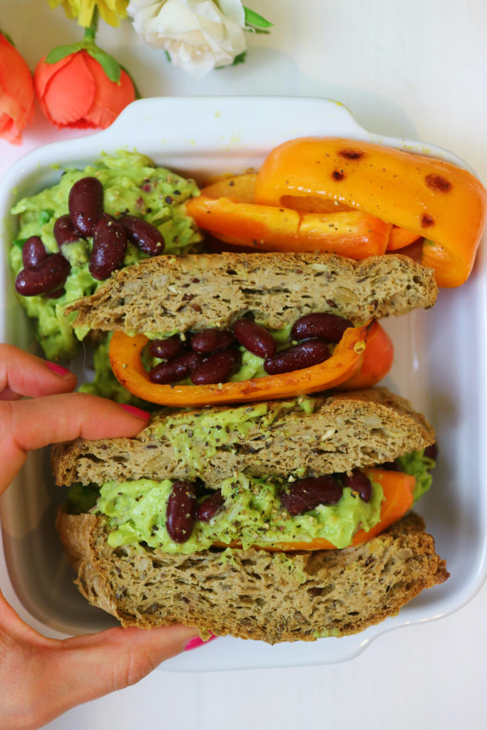 sandwich proteico vegan