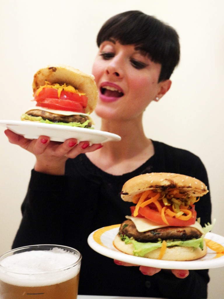 Portobello burger vegan ricetta