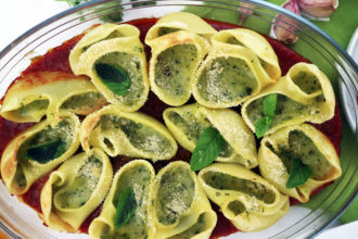 pasta al forno vegan alle zucchine