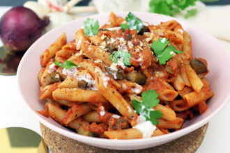 pennette alla vodka vegan