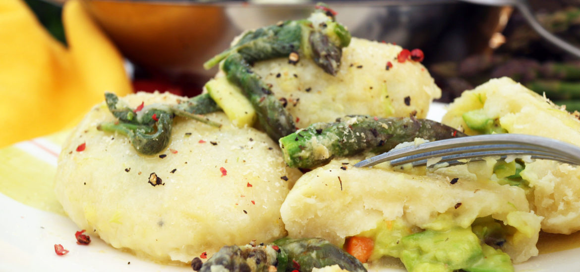 Gnocchi ripieni vegan