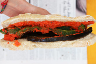 panino vegano alle verdure