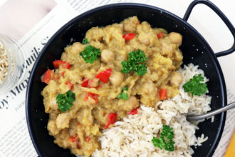 Curry vegan mango e ceci