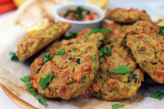 pakora di verdure al forno